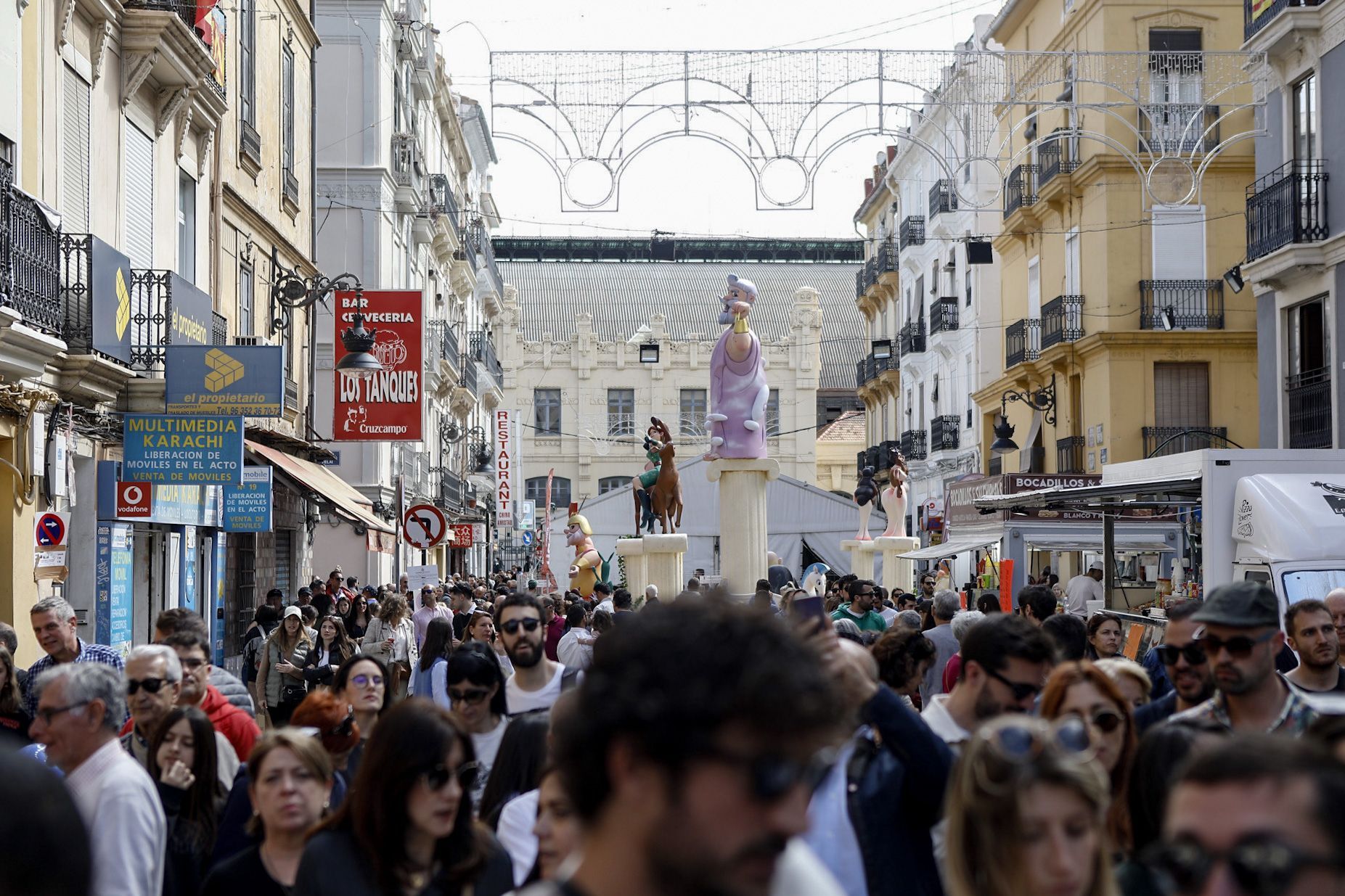 No cabe nadie más en València en el último fin de semana de las Fallas de 2023