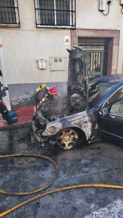 Pillado cuando quemaba coches en Alcantarilla