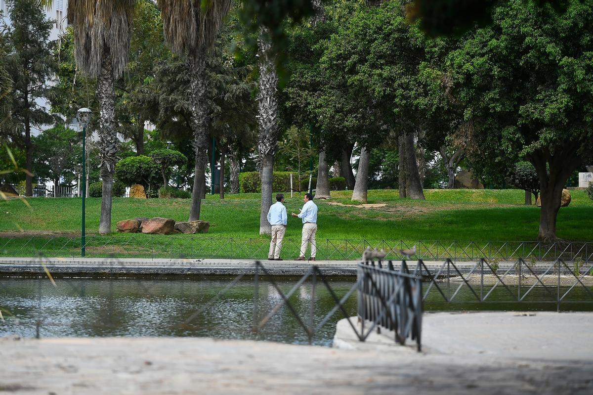 El Parque Huelin, el pasado septiembre.