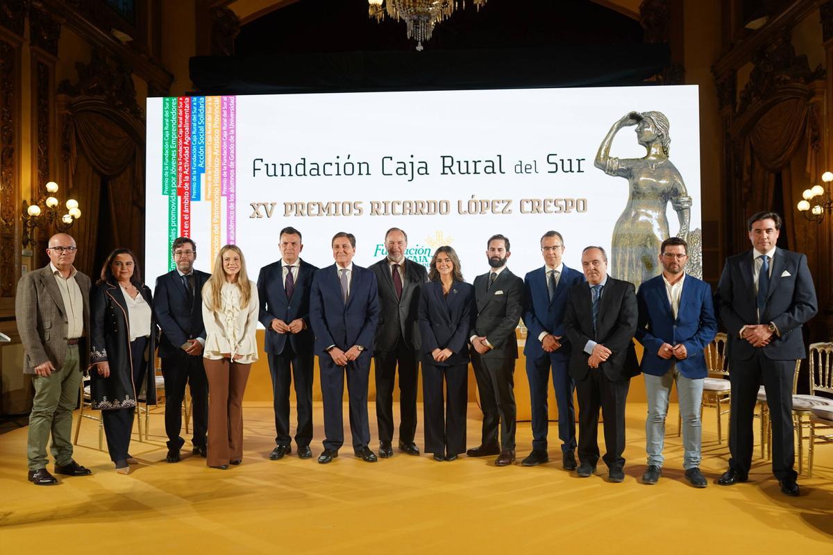 Los 15º Premios Ricardo López Crespo reconocen a proyectos y personas destacadas en investigación agroalimentaria, acción social, patrimonio, emprendimiento y excelencia académica.