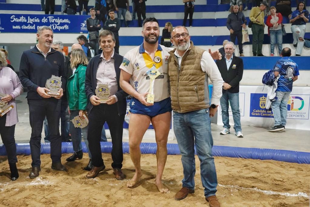 Unión Agüimes ganador Superliga Cabildo de Gran Canaria de Segunda Categoría de Lucha canaria 2023