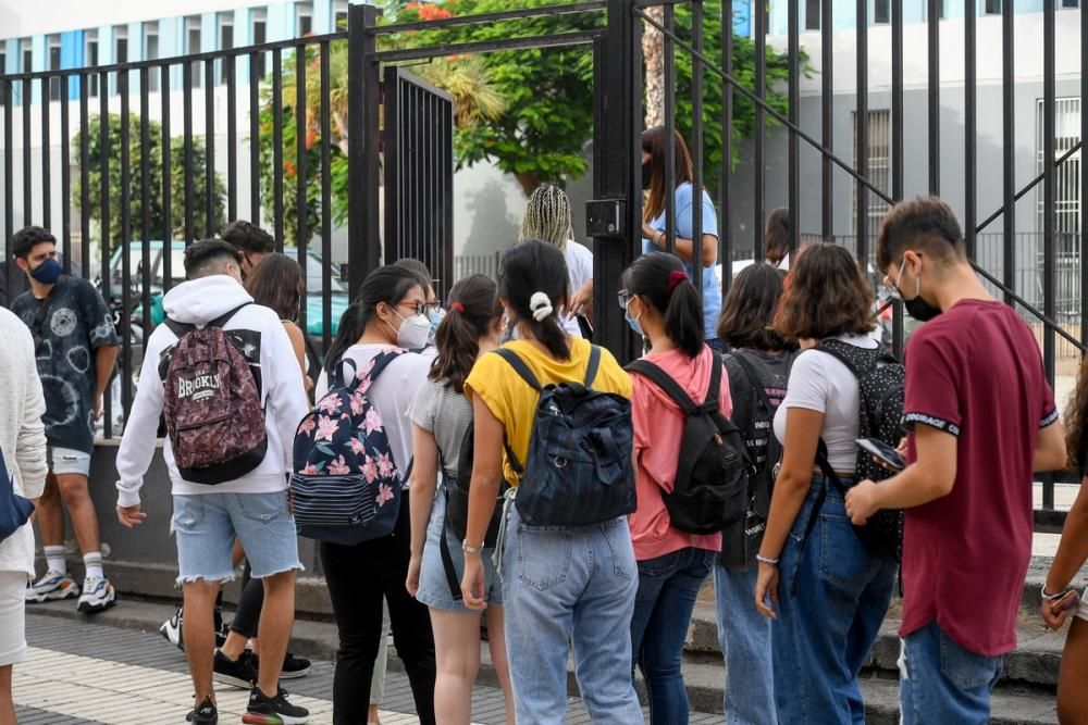 Vuelta al cole de los alumnos de Secundaria