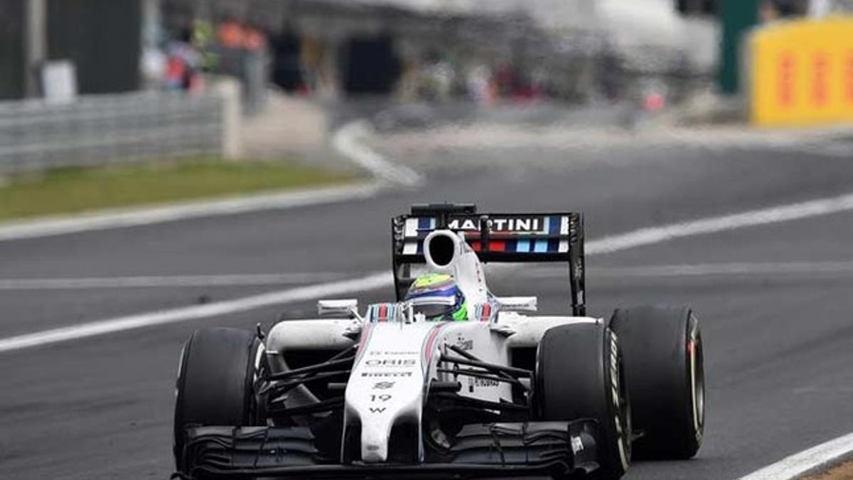 Felipe Massa, contento tras puntuar en Hungría