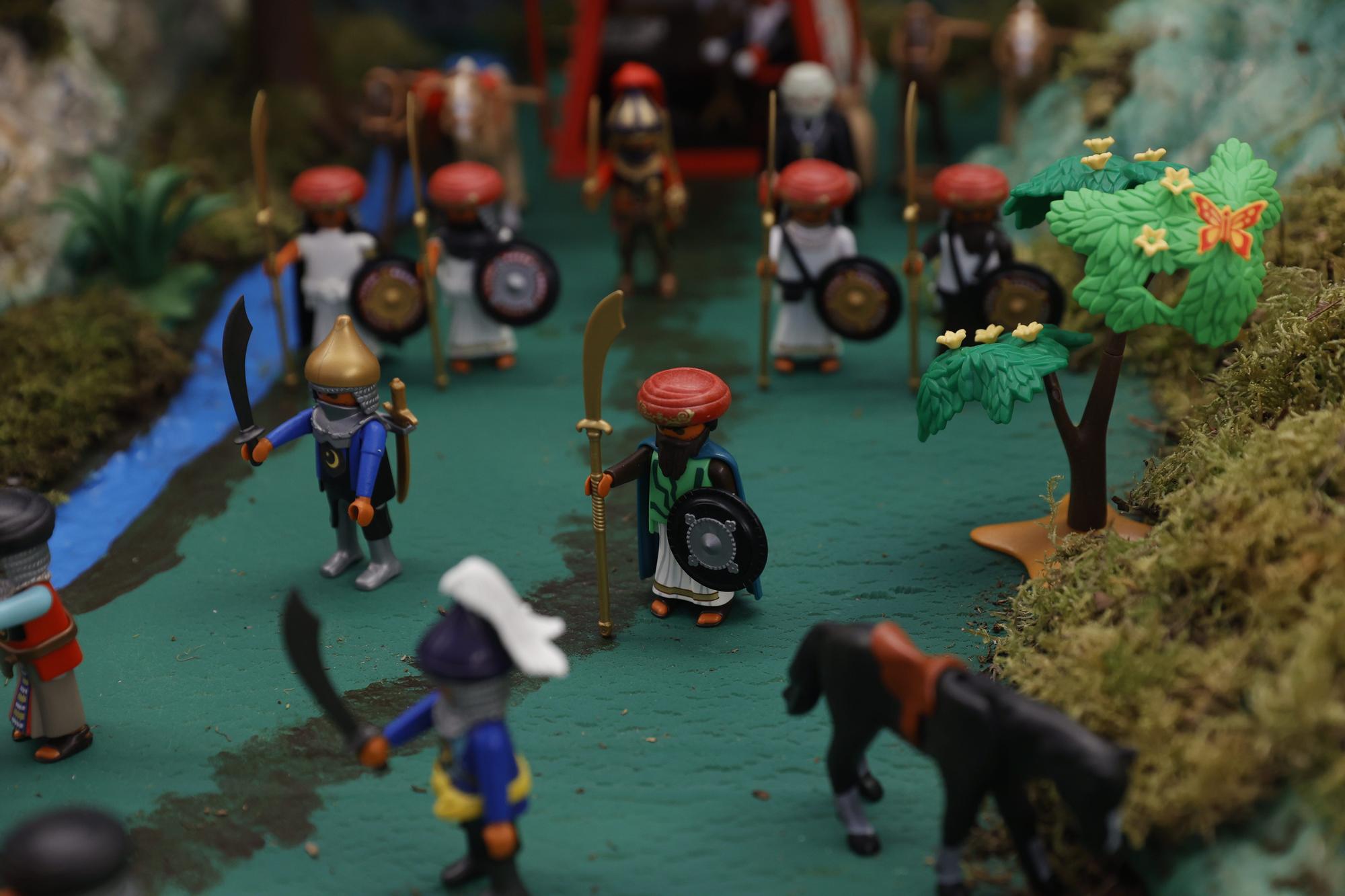 EN IMÁGENES: Así es la recreación de la batalla de Covadonga con muñecos de Playmobil