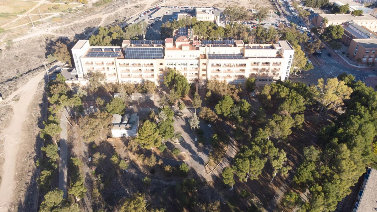 Imagen áerea del Hospital de San Vicente
