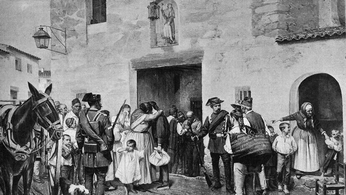 El pròfug, de Francesc Legua   La Ilustración Artística