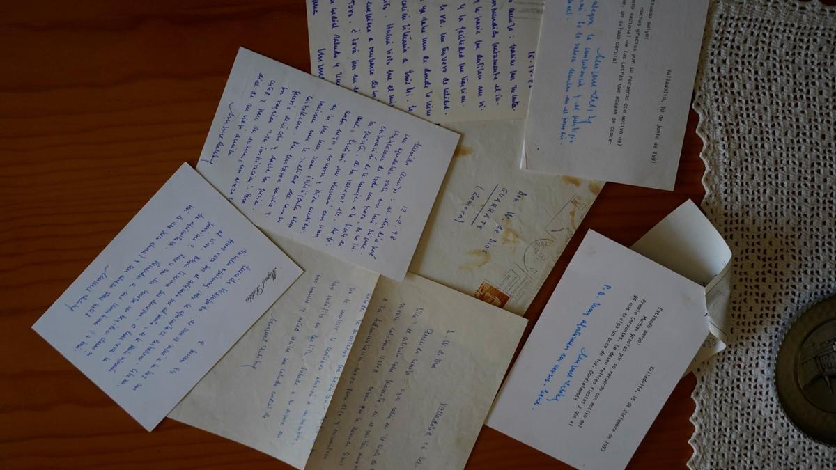 Cartas entre un agricultor de Guarrate y Miguel Delibes.