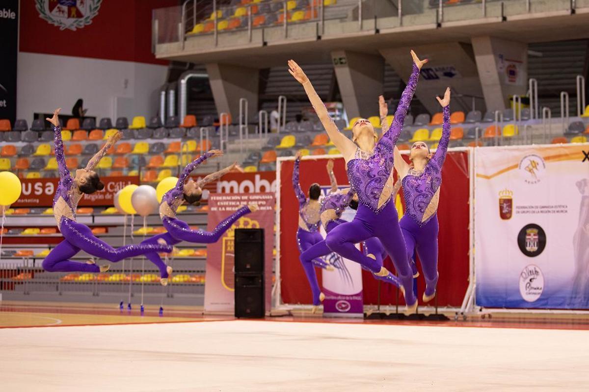 Cartagena disfrutó del XVII Campeonato de España de Gimnasia Estética de Grupo