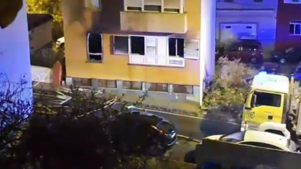 Incendio en un edificio de Telde (09/07/22)