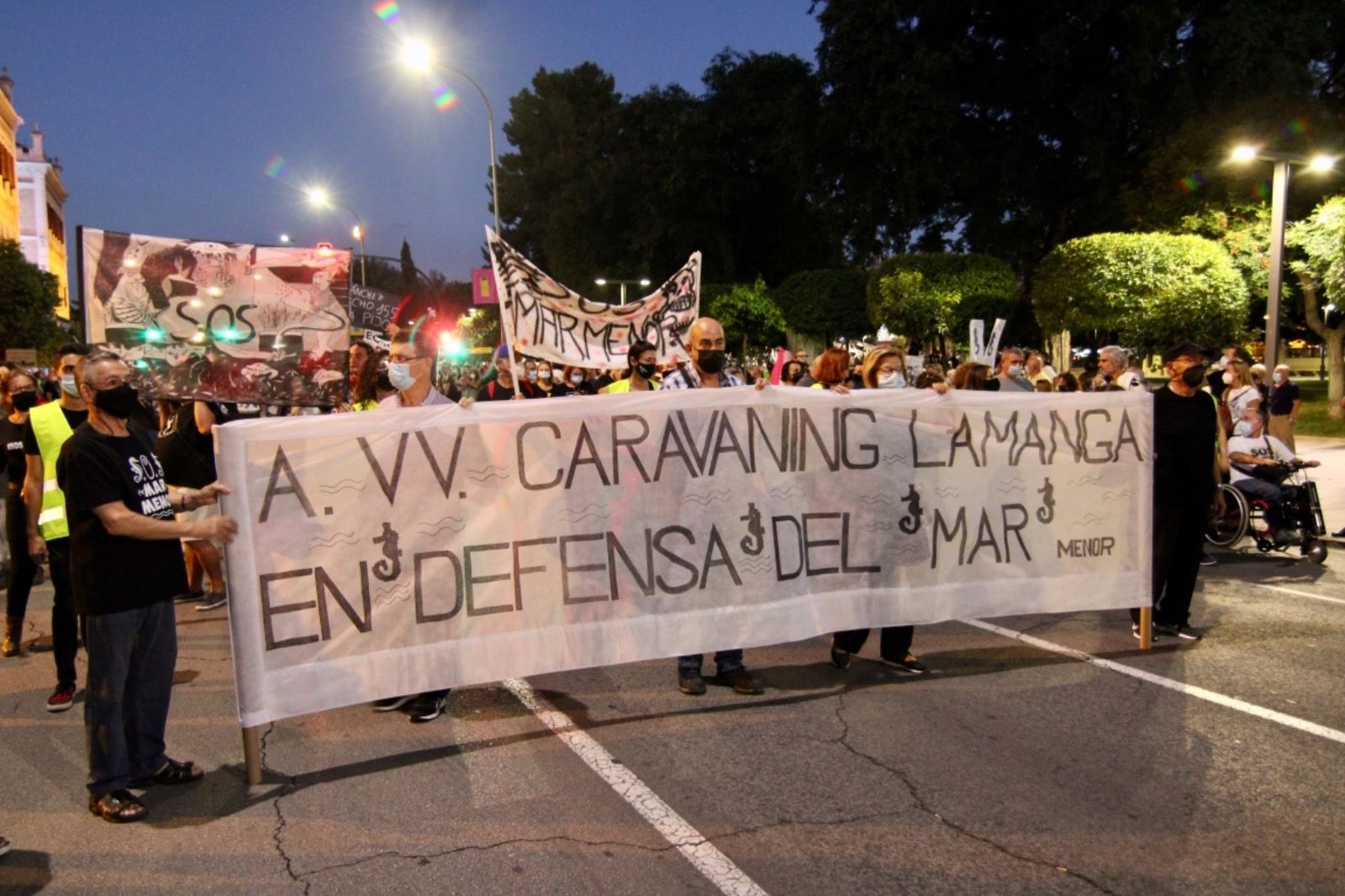 Manifestación por el Mar Menor en Murcia