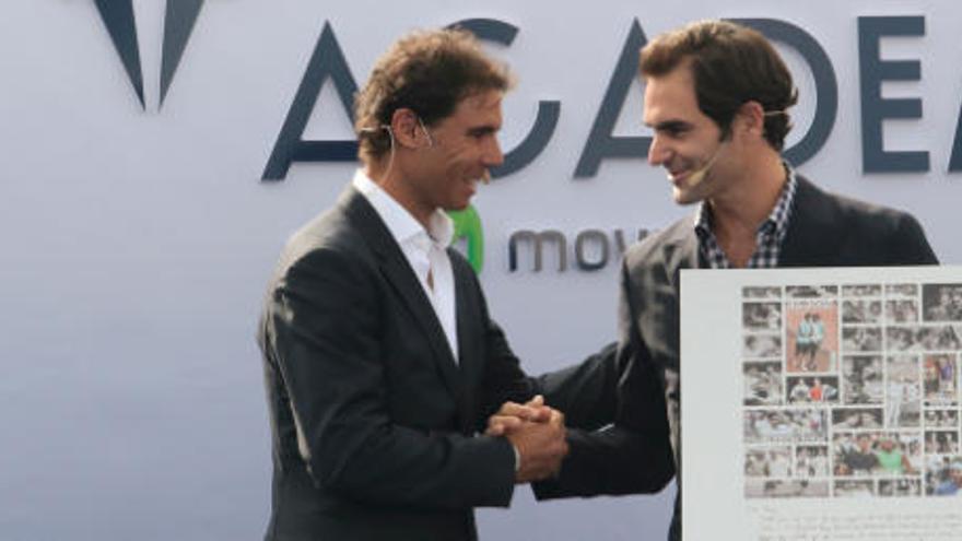 Rafa Nadal y Roger Federerer.