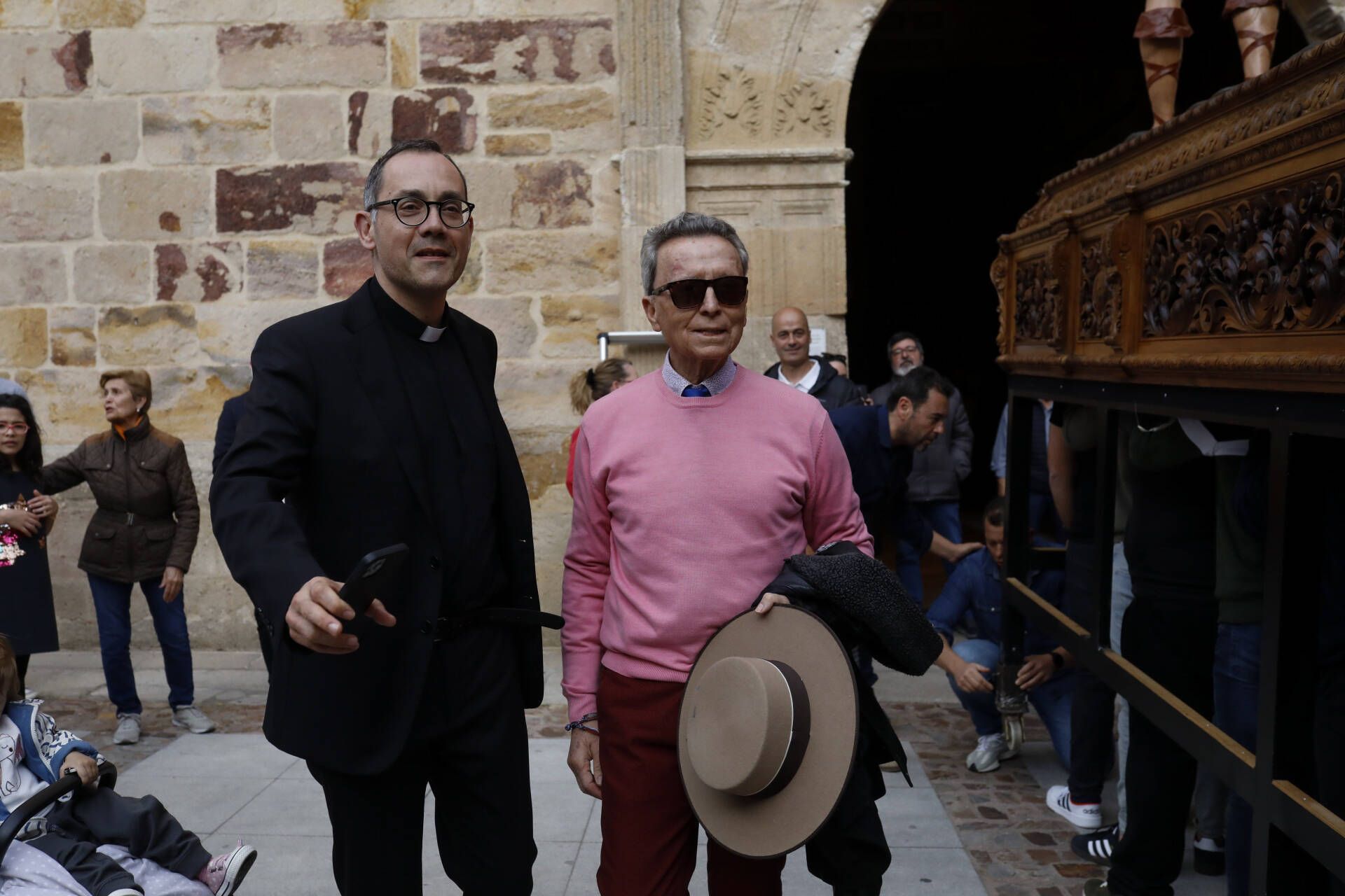 Inauguración del I Encuentro internacional de capellanes y sacerdotes taurinos, en Zamora, con la presencia del maestro José Ortega Cano.