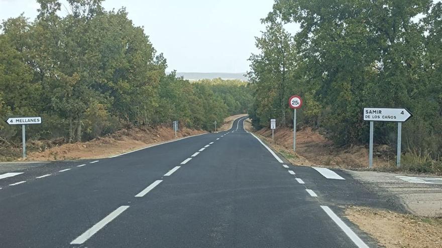 Culminan las obras de la carretera de “El Sierro” en Ceadea y Gallegos del Río