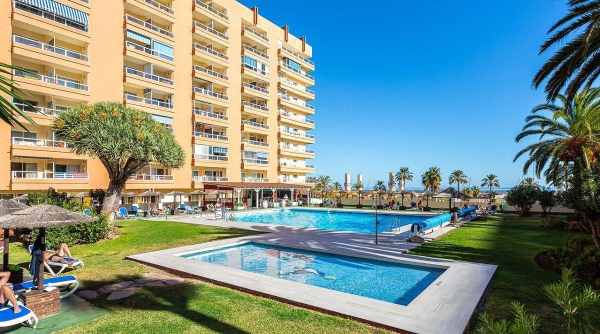 Un hotel en la provincia de Málaga, que ha alcanzado en 2024 una ocupación media del 78%. PISCINAS