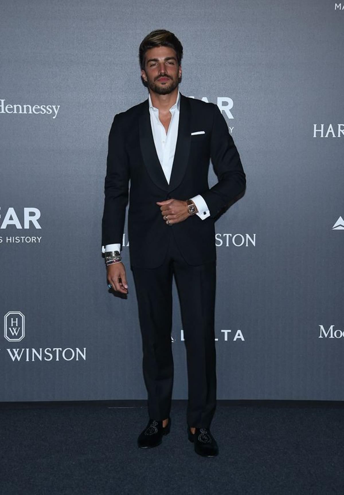 Mariano Di Vaio en la gala amfAR de Milán 2017