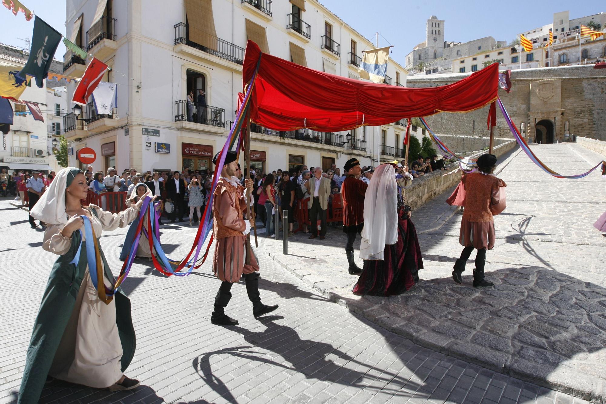 Edición de 2009 de la Feria Medieval de Ibiza.