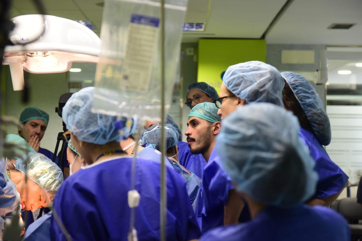 Simulación en el curso internacional en el Materno de A Coruña