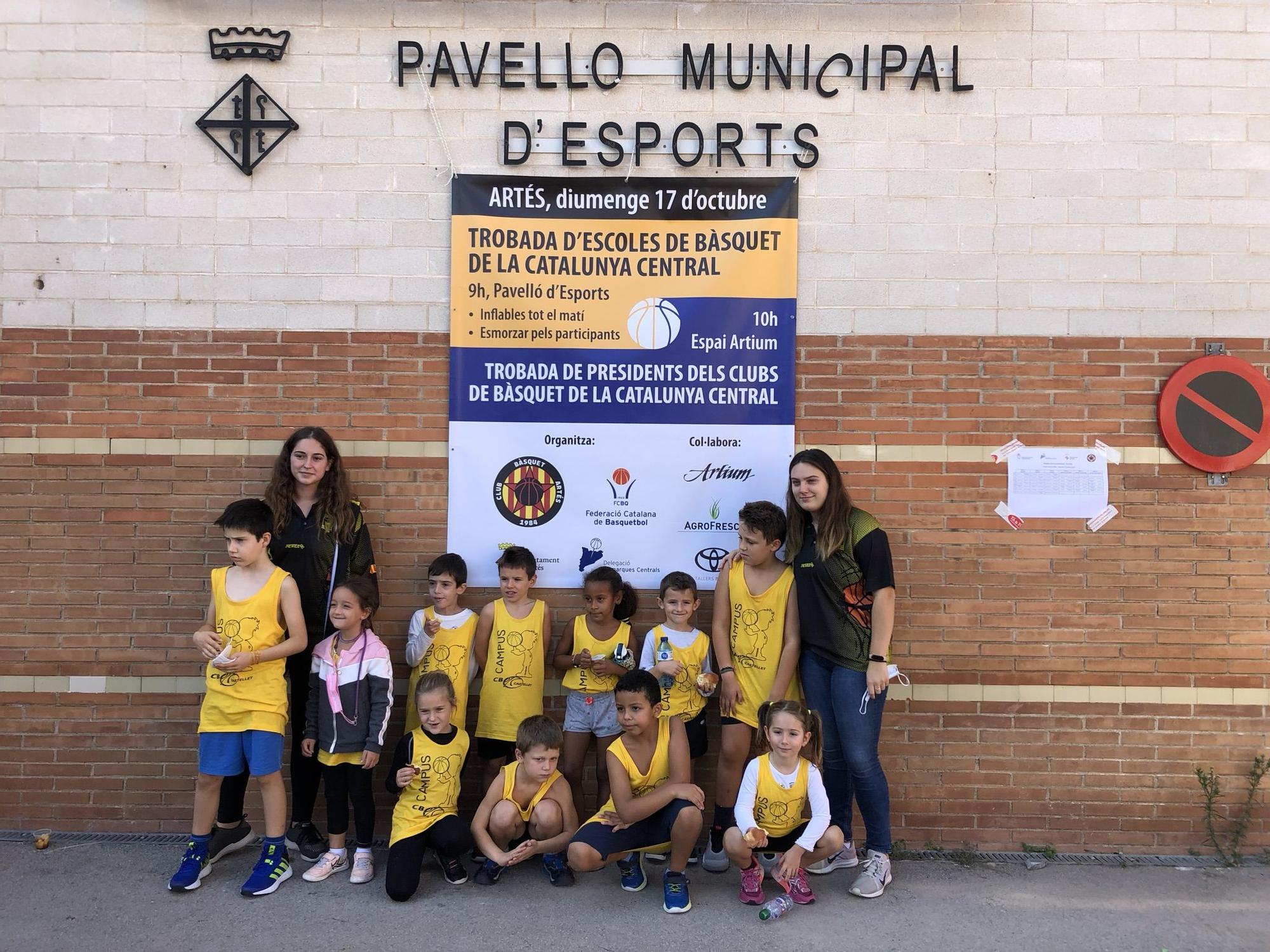 Trobada escolar de bàsquet a Artés