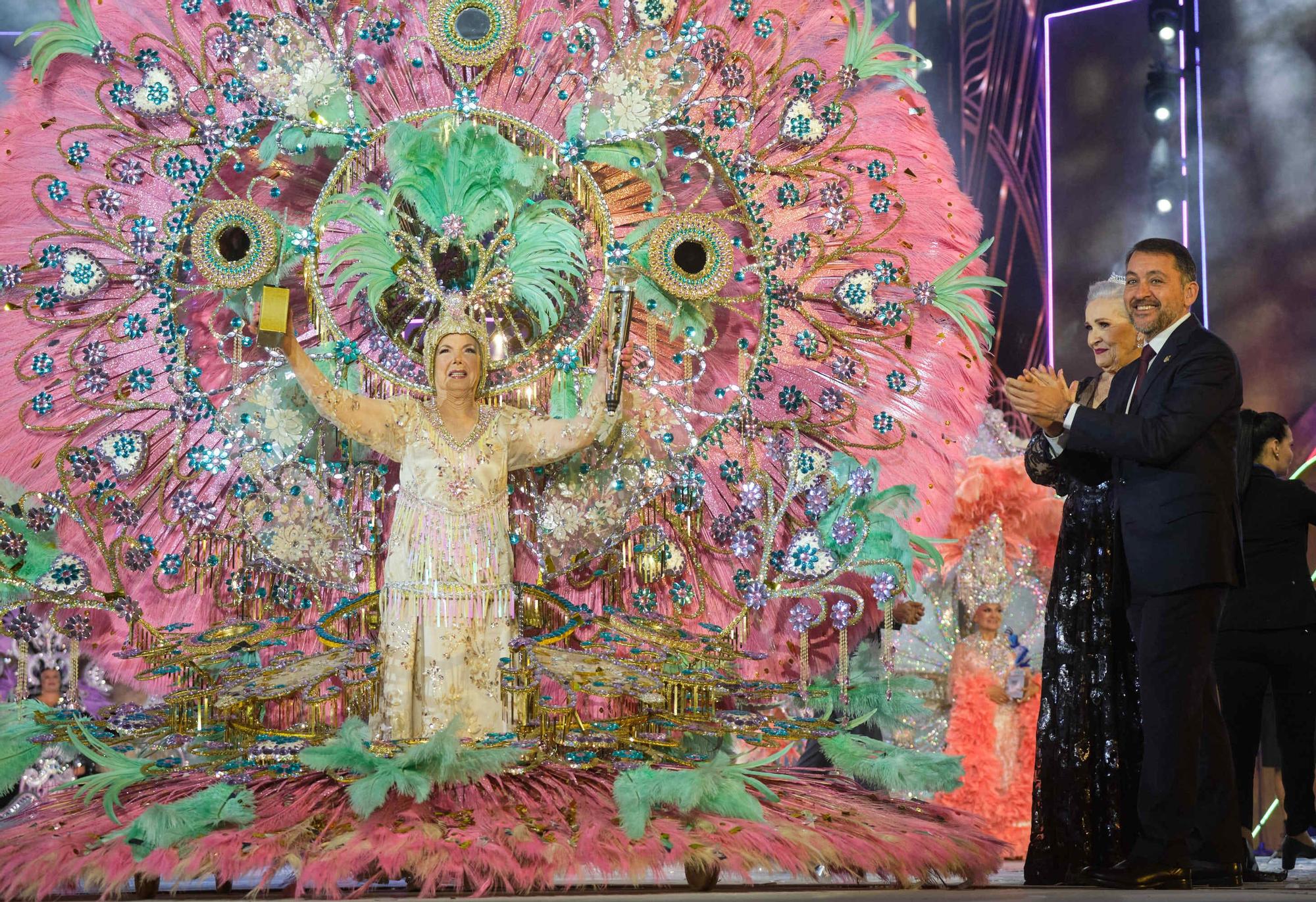 Gala de elección de la reina de los mayores del Carnaval de Santa Cruz de Tenerife 2023