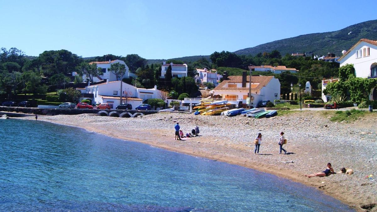 La platja des Llané, a Cadaqués.