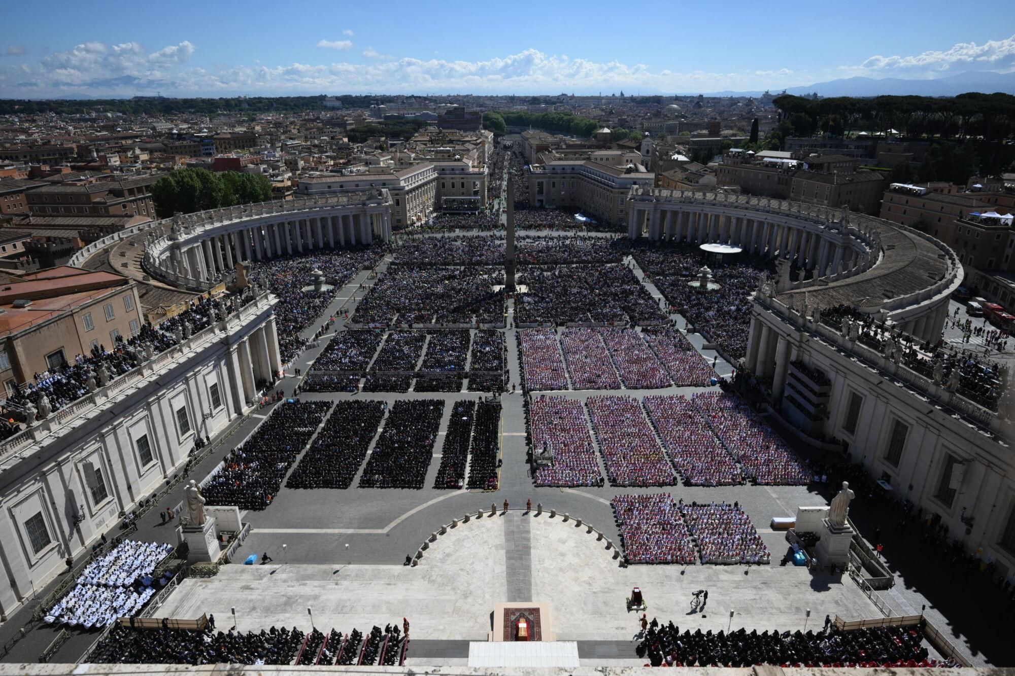 El funeral del papa Francesc, en imatges