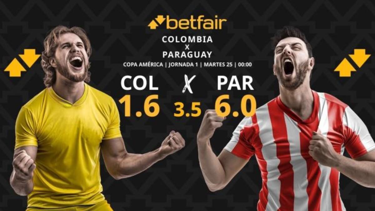 Pronósticos Colombia vs. Paraguay: horario, TV, estadísticas y clasificación