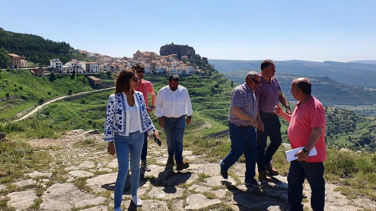 La portavoz adjunta del PPCS, Mª Ángeles Pallarés, en Ares