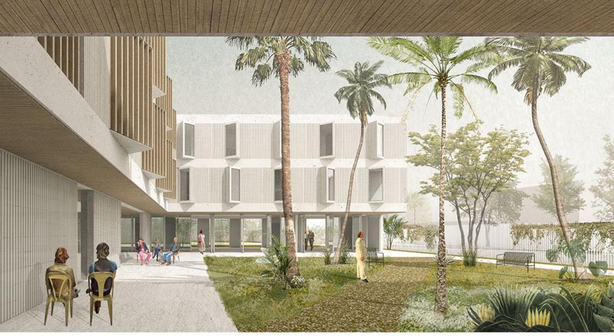 Render de la futura residencia de Son Martorell.  | CAIB
