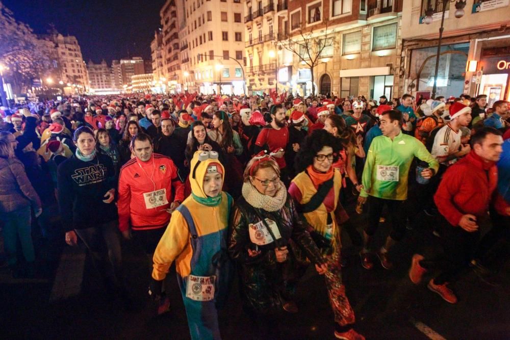 Participantes en la San Silvestre de Valencia