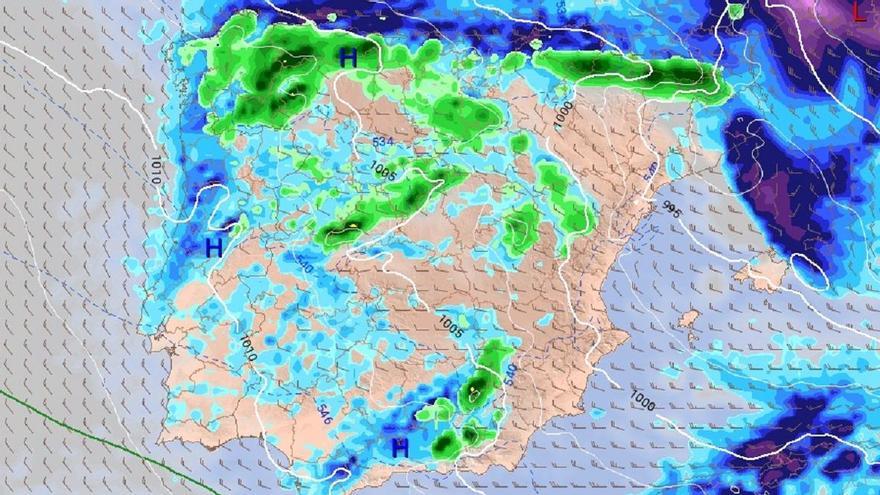 La borrasca Karlotta abre la puerta al tiempo invernal para los días grandes del Entroido