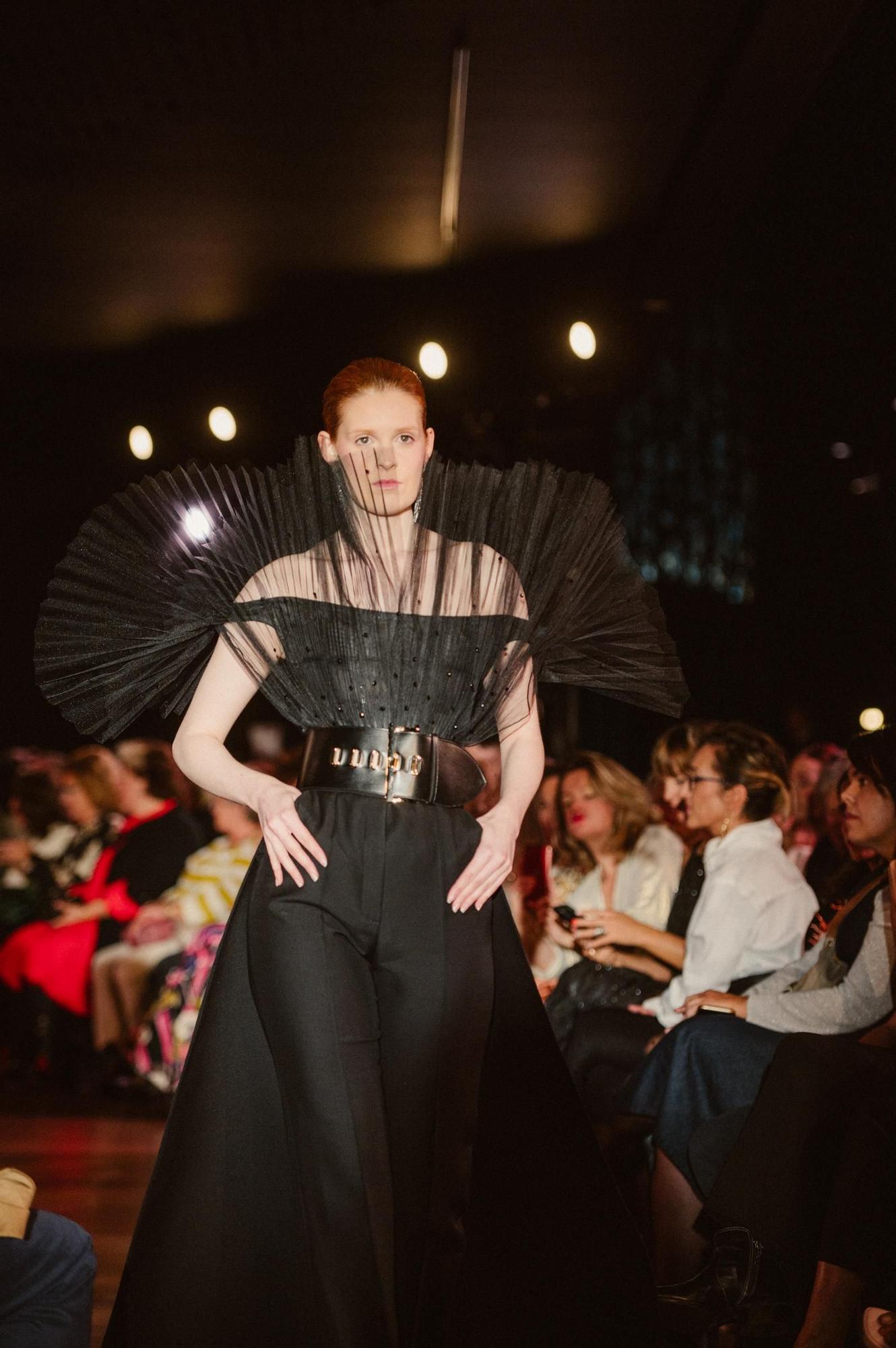 Isabel Sanchis triunfa en el Museo Balenciaga