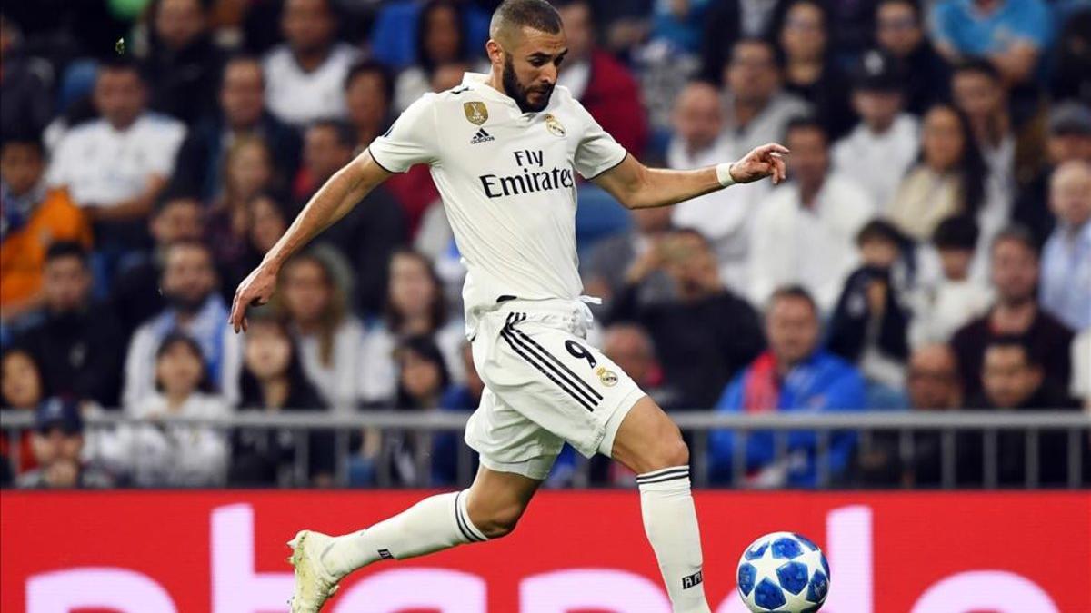 Karim Benzema anotó el primer gol en el triunfo del Real Madrid