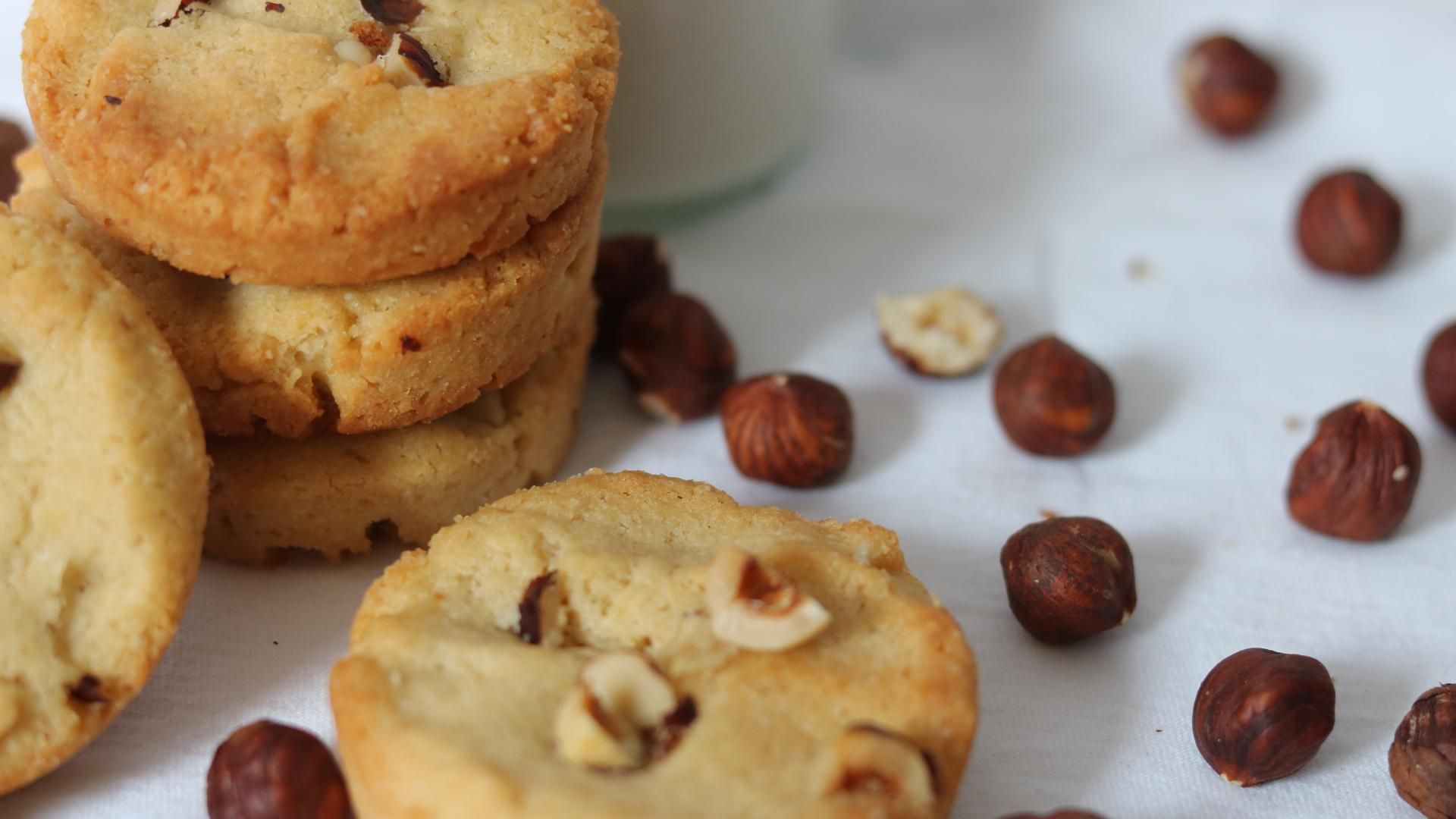 Galletas de avellanas.