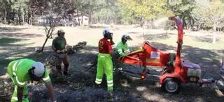 Limpieza integral de los cámpines del Lago de Sanabria para su reapertura