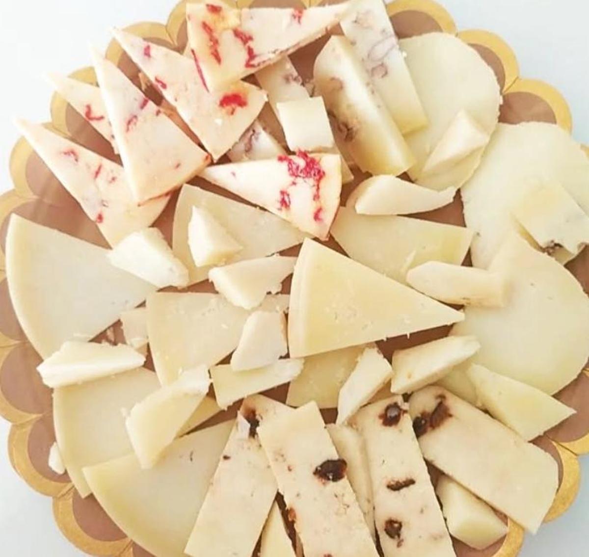 Tabla de quesos de Capricho Extremeño