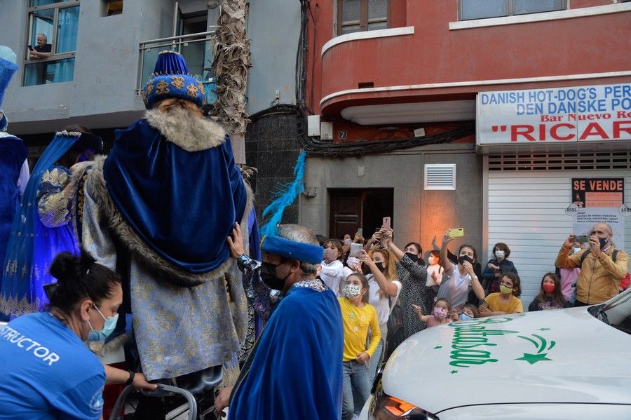 Caravana de los Reyes Magos en la capital grancanaria