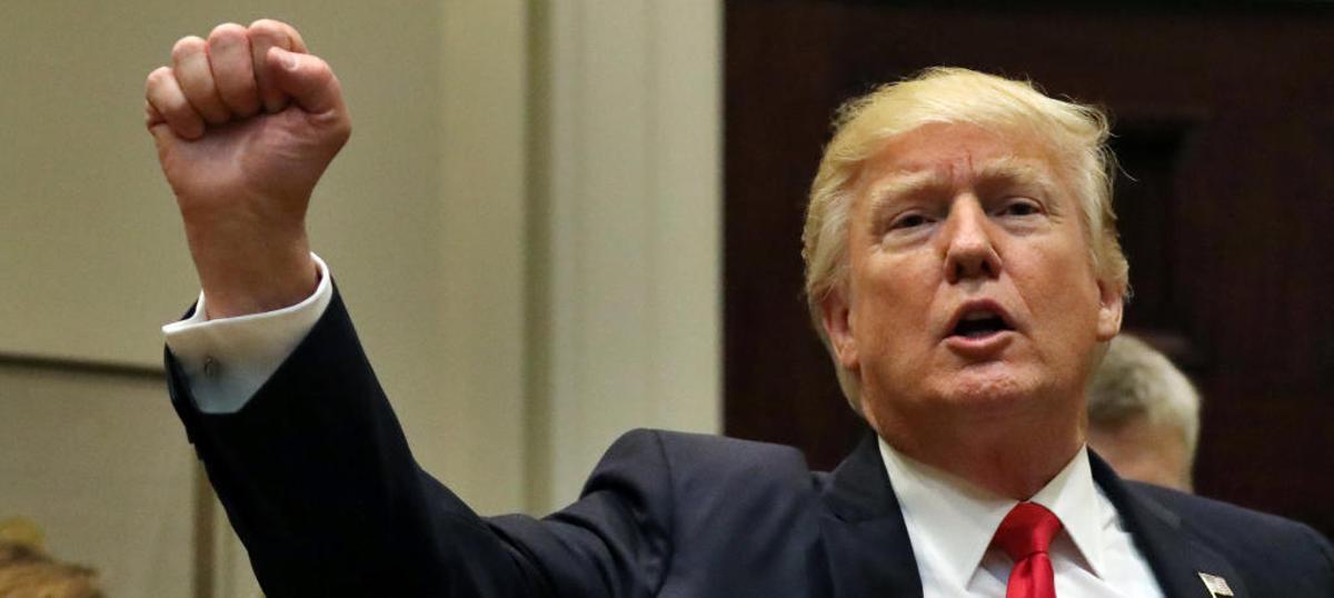 El presidente de EEUU, Donald Trump.