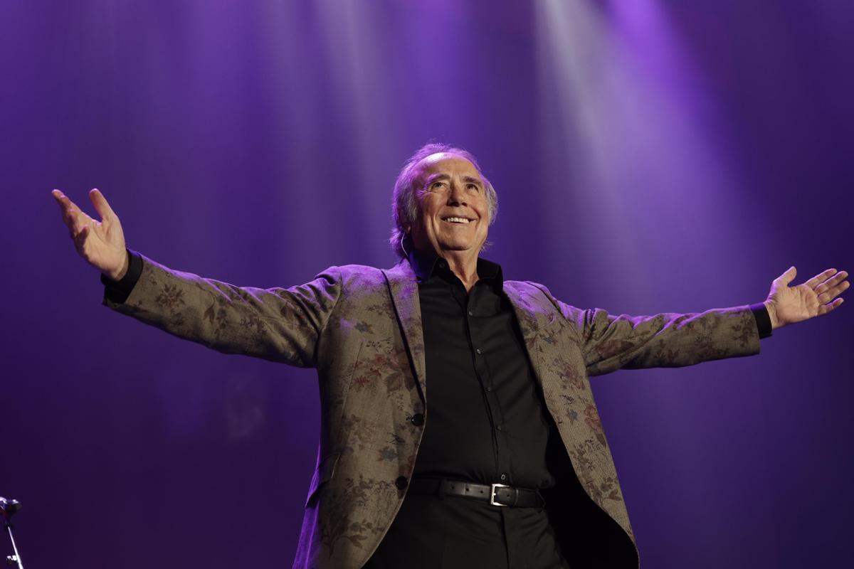 Serrat empieza la despedida en el Palau Sant Jordi.