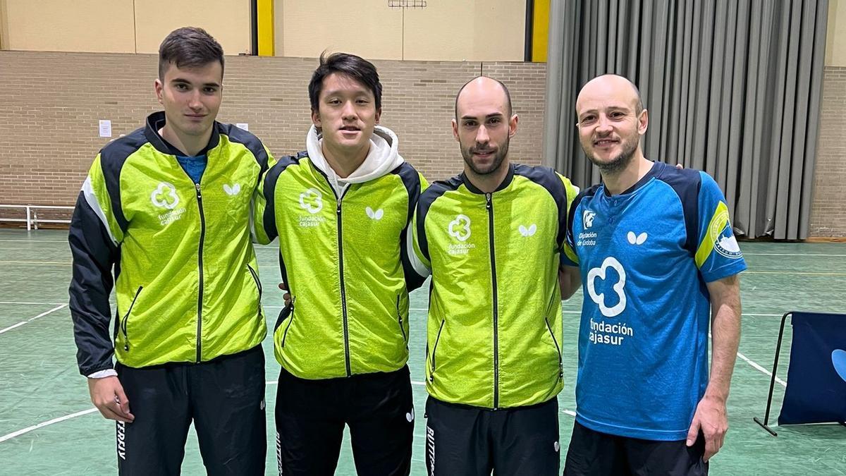 Jugadores del Real Cajasur Priego que compitieron en Murcia.