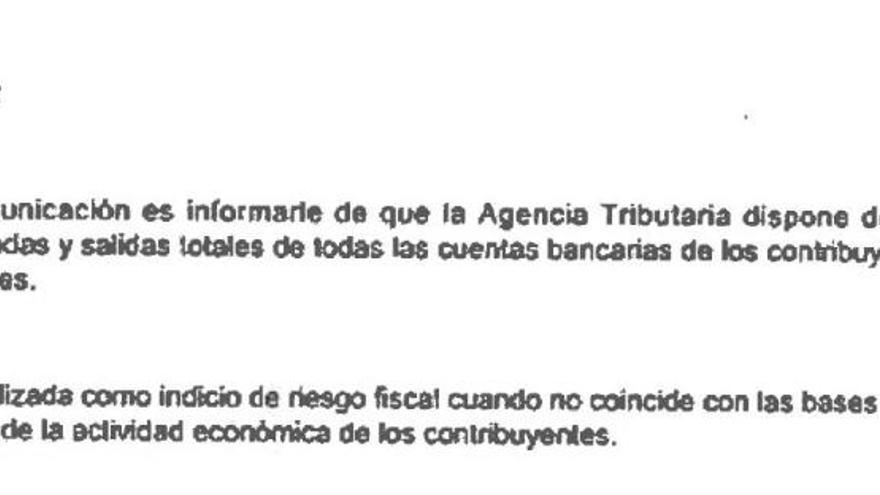 Los asesores fiscales denuncian cartas &quot;intimidatorias&quot; de Hacienda