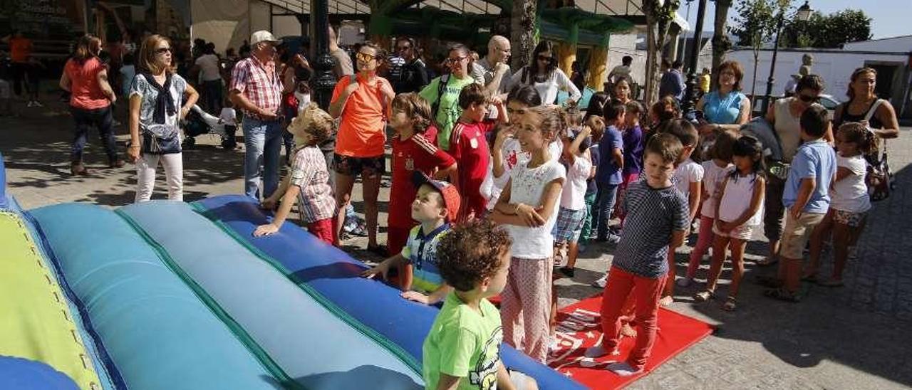 Actividades para los niños en los festejos patronales de A Piedade. // Bernabé/Gutier