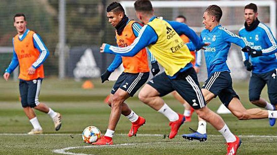 El Madrid s&#039;entrena amb Kroos, Llorente  i Mariano recuperats