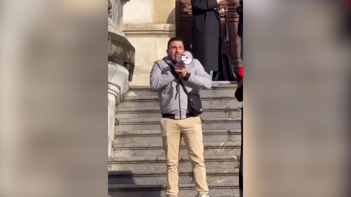 Un autónomo se hace viral al estallar en una manifestación de Bilbao: "¡Estamos hartos, basta ya!"