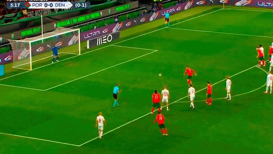 Puede ser el peor lanzamiento de penalti de Cristiano Ronaldo en su carrera...