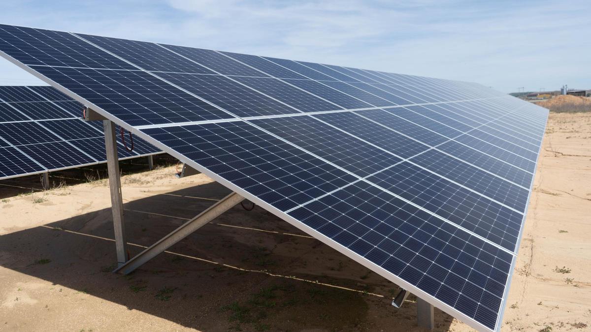 Placas solares para la producción de energía eléctrica