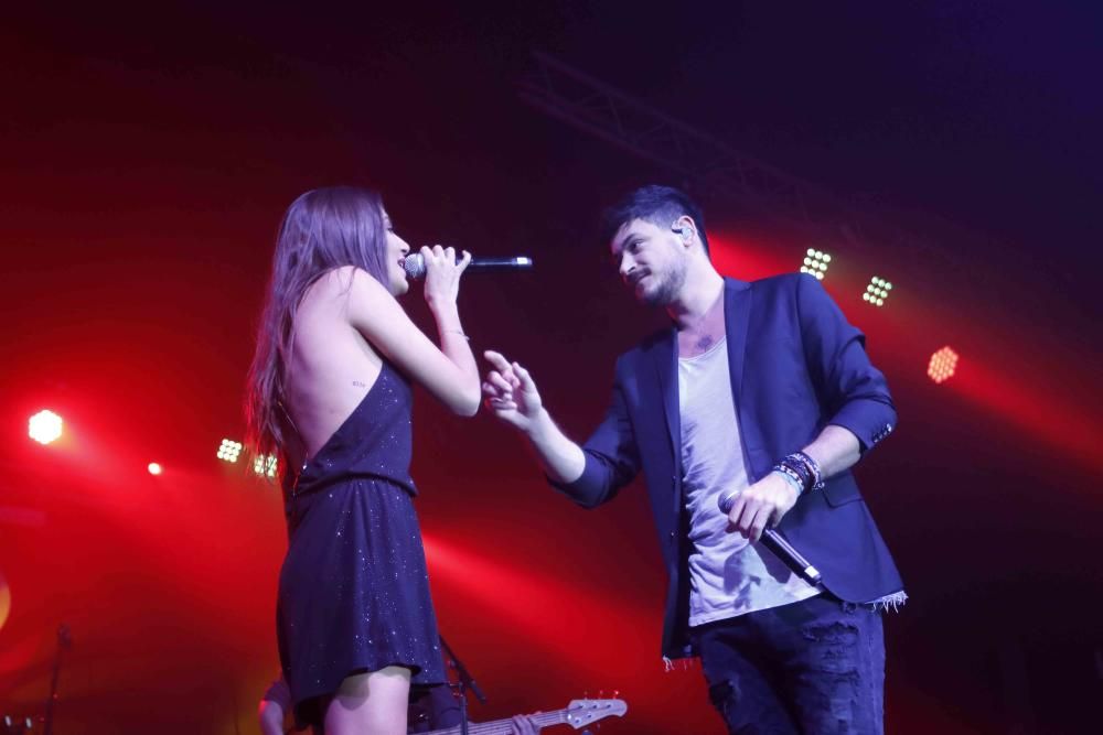 Concierto de Ana Guerra y Luis Cepeda de la gira ImaginBank en la Sala París 15.