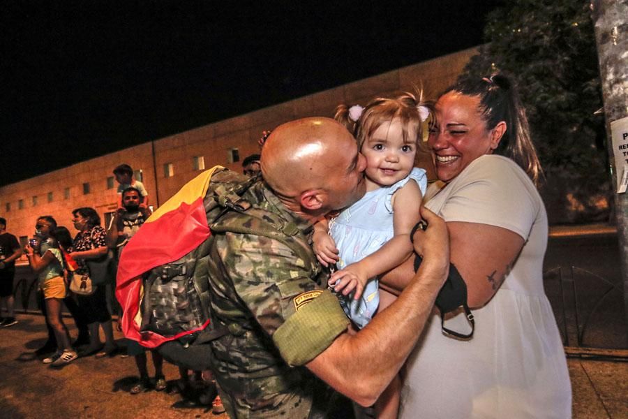 Emotiva bienvenida a las tropas de la Brigada a su regreso de Letonia