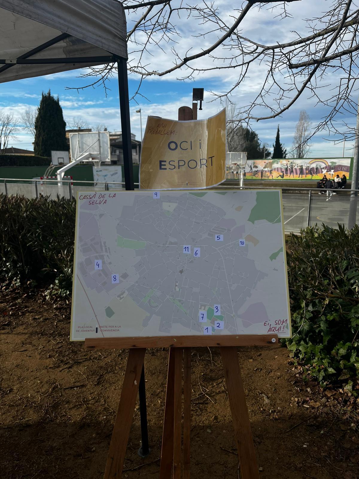 Una de les sessions amb estudiants de l’Institut públic de Cassà.