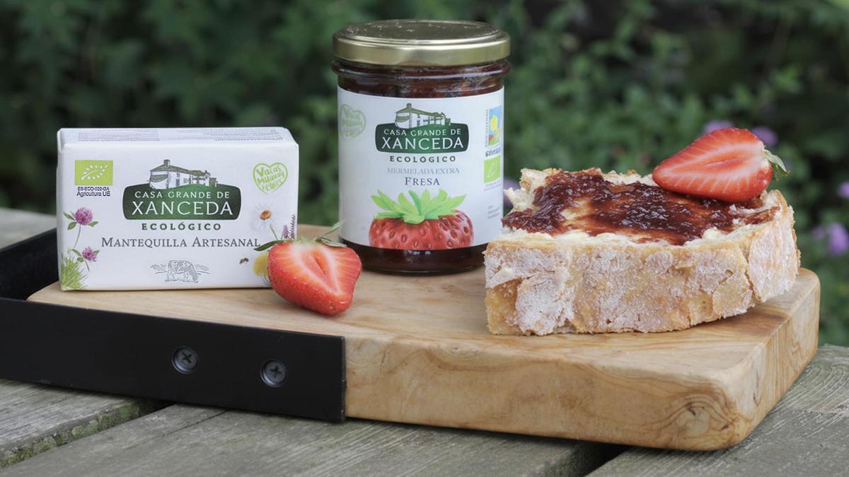 La mantequilla ecológica de Casa Grande de Xanceda.