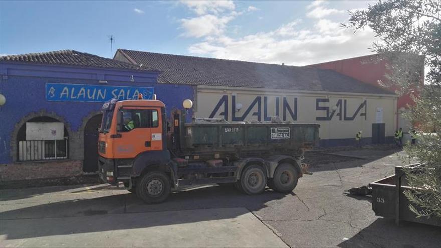 El consistorio comienza las obras de la Sala Alaún